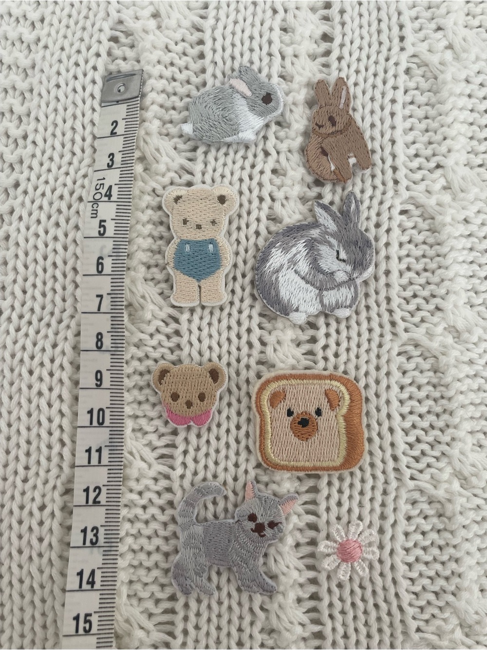 Embroidery Patches Cute Small Animals Embroidered for Clothes, Sweaters, Bags